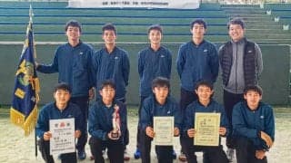 東海地区大会 男子優勝校　三重県立四日市工業高等学校インタビュー【大正製薬 リポビタン 第44回全国選抜高校テニス大会】