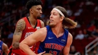 ピストンズのベテランビッグマン、ケリー・オリニクが左膝負傷により最低6週間の離脱