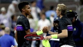 オジェ アリアシム、100勝をケーキでお祝い。マレーは準々決勝敗退［ATP250 ストックホルム］