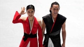 高橋大輔＆村元哉中、「ドッコイショ」響いた和風演技に反響「しかも筋肉ムキムキ！」