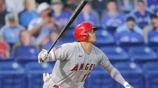 【MLB】大谷翔平、ほぼ真上に打った“衝撃ぶち上げ弾”に米再脚光「これ見るのやめられない」