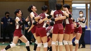 下北沢成徳、崖っぷちから全国切符／春高バレー