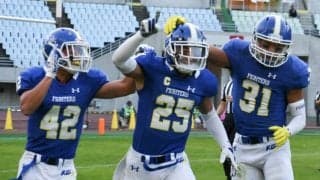 【アメリカンフットボール部】立命大に勝利し関西制覇！