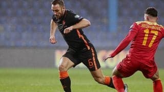 デ・フライが右ハムストリングを負傷…W杯出場懸けたノルウェー戦欠場へ