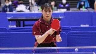 関西新人戦準Vの立命館大・山本、単複で出場権獲得＜卓球・全日本滋賀県予選＞