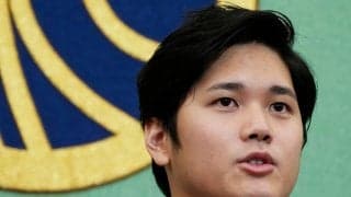 大谷翔平の凱旋会見、米メディアが注目した発言とは　「最高と呼ばれる大谷でさえ…」