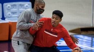 ウィザーズ指揮官が八村塁の現状を明かす「少しずつ、調整のペースを上げていきたい」