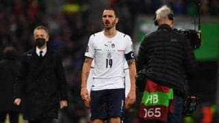 ユーロ王者のプレッシャー？　POに回った伊代表DFボヌッチ「以前まではプレーを楽しんでいた」