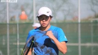 夏関開幕　男子シングルス６人、女子ダブルス３組が２回戦へ