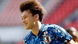 「逆足でこの威力」ベトナム戦でベンチ外だったFW上田綺世が“居残り練習”でゴールネットを突き破るシュート披露「超次元」