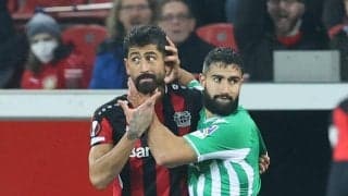 ELレバークーゼン戦で退場のフェキル、3試合出場停止…残りのグループステージはすべて欠場へ