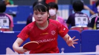 希望が丘高・伊藤百華、女子単通過　OB・OG含め希望が丘勢が代表に＜卓球・全日本福岡県予選＞
