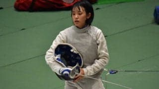 【フェンシング部】 女子フルーレで清水がベスト１６