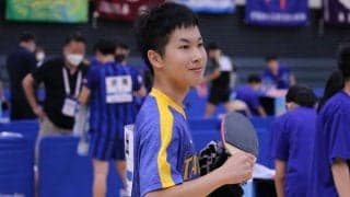 “ペンドラ”前出陸杜、一般男子シングルス含む3種目に出場＜卓球・全日本三重県予選＞