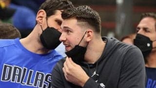 左足首を負傷したルカ・ドンチッチ…大事に至らずも今後の出場は不透明