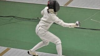 【フェンシング部】 女子エペで長井がベスト８