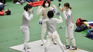 【フェンシング部】 女子フルーレが全日本出場権獲得