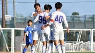 【サッカー部男子】Ｂ１チームがびわスポ大に勝利し、関西優勝！