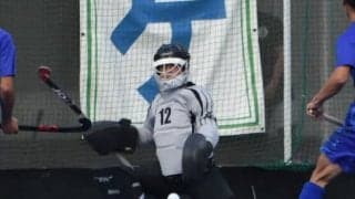 【陸上ホッケー部男子】互角の内容も、朝日大に０－２で敗北