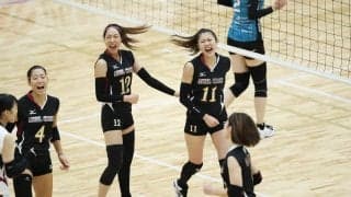 Vリーグの試合結果一覧（V1男女、V2男女・11月21日）