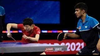 “サプライズペアで終わる気はない”　中国×アメリカの国際ペアが入念な調整＜世界卓球2021現地レポート＞