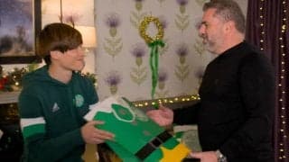 古橋亨梧も熱演！ ポステコグルー監督らも出演するセルティックのクリスマス特別ムービーが公開