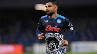 インシーニェ、ヒザの負傷でELスパルタク・モスクワ戦欠場