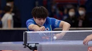 宇田幸矢、無念の初戦敗退　ヨーロッパ王者の戦術を攻略できず＜世界卓球2021＞