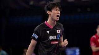 初戦快勝の戸上隼輔「五輪に向けて大事な試合」＜世界卓球2021＞