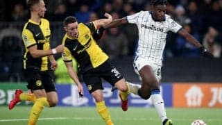 逃げ切れないアタランタ、ヤング・ボーイズと打ち合い痛み分け《CL》