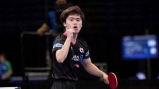 森薗政崇、スロベニアの24歳にストレート勝ち　次戦は香港のエースと＜世界卓球2021＞