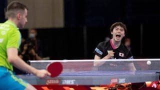 初戦突破の森薗政崇「自分の好き勝手にプレーしたい」4度目大舞台に意気込み＜世界卓球2021＞