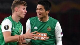 ラピド・ウィーンの元日本代表FW北川航也が第1子誕生を報告「これからも父親として頑張ります」