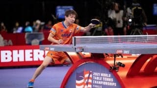 丹羽孝希、得意のカウンター決まるも2回戦敗退　ラリーで相手に軍配＜世界卓球2021＞