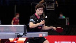 森薗、香港のエースに力負け　前回大会超えならず＜世界卓球2021＞