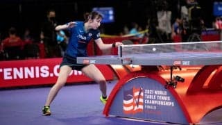 早田「チャンスボールをピンチととらえる」　両面異質使いに快勝＜世界卓球2021＞