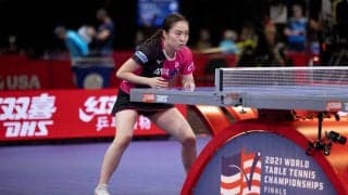 石川佳純「やりやすい雰囲気で試合できる」“史上初開催”アメリカの観衆も味方に＜世界卓球2021＞