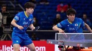 宇田/戸上ペア、国際ペアに圧巻のストレート勝ち＜世界卓球2021＞
