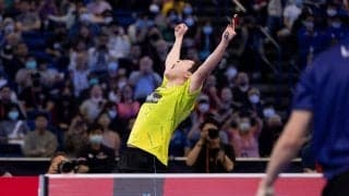 男子単はまたも波乱　韓国・林鐘勲、東京五輪4位の林昀儒下す金星＜世界卓球2021＞