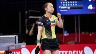 伊藤美誠、ベスト16入り　芝田沙季との大熱戦制す＜世界卓球2021＞