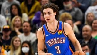 サンダーの新人ジョシュ・ギディーがレブロン、ラメロ・ボールに次ぐ快挙を達成