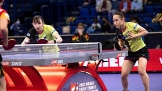 早田/伊藤ペア、抜群の安定感見せる　ドイツペアに勝利で準々決勝進出へ＜世界卓球2021＞