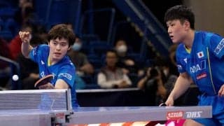 森薗政崇、ダブルス惜敗で悔し涙「智和とメダルを獲りたかった…」＜世界卓球2021＞