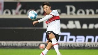 見事すぎる“逆足“コントロールショット!!伊藤洋輝がブンデス初得点！日本代表・遠藤航とともに先発で決めたシュトゥットガルトを6試合ぶり勝利に導いた｢鮮やかゴール｣