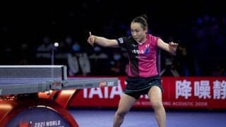 伊藤「まずは勝ち切るという意識で」　タイのエースに辛勝で8強入り＜世界卓球2021＞