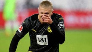 復帰即ゴールのハーランドがブンデス記録！　最年少＆最速50ゴール