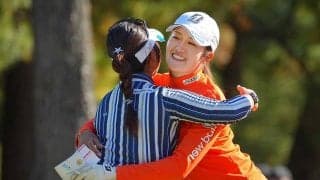 22歳稲見萌寧、涙の初賞金女王！　史上2位年少戴冠、古江に逆転許さず　三ヶ島最終戦V