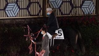 矢作師「コントレイルの仔で凱旋門賞を」コントレイル引退式