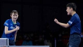 張本/早田ペア、フルゲームで米中ペアに勝利　決勝で中国超え目指す＜世界卓球2021＞