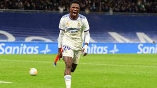 「ロケット弾」レアルFWヴィニシウスがカットインからのミドルで圧巻ゴラッソ！「止めようがない」